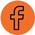 logo facebook arancio